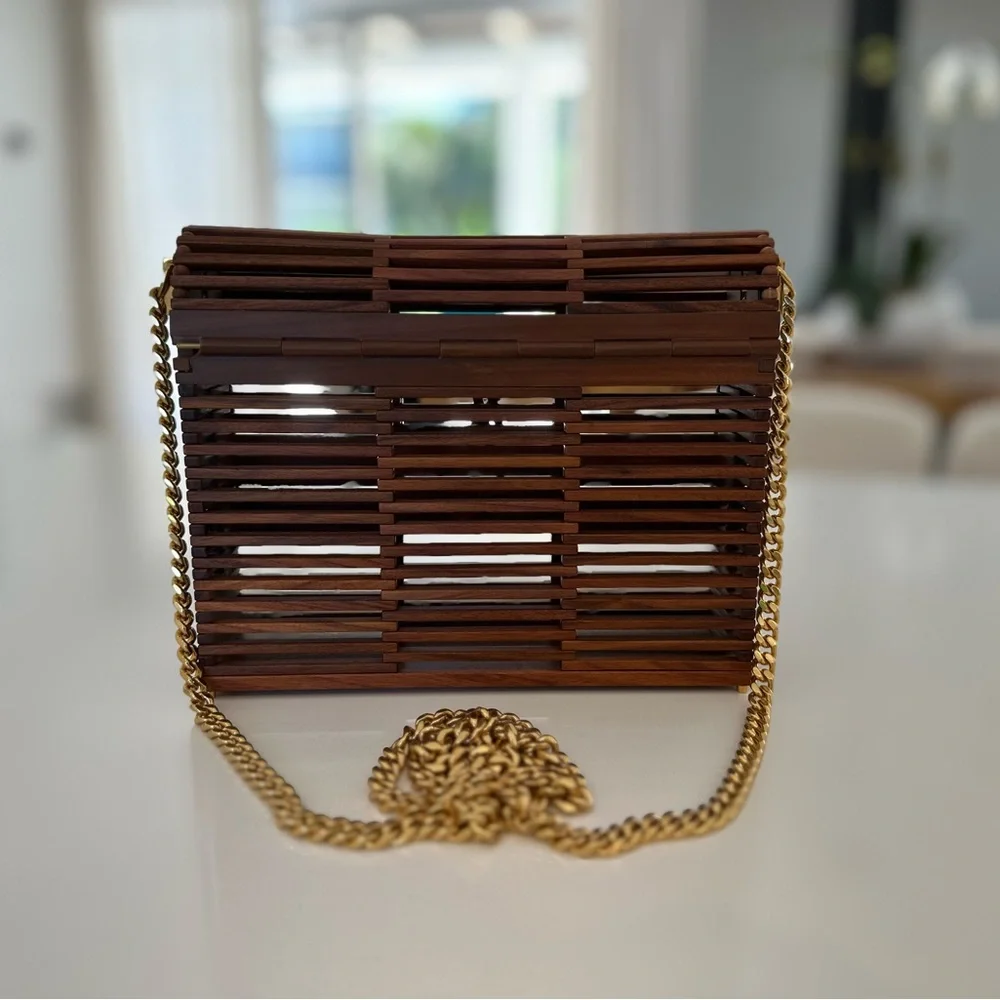 SOLD 🚫SAINT LAURENT Wood Kate Box Bag - Picture 7 of 17